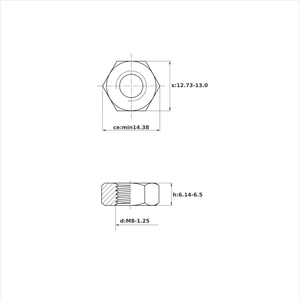 Écrous à bride hexagonale en acier au carbone et acier inoxydable 304/316 DIN934, boulons hexagonaux ASTM, boulons à pince galvanisés et écrous - Product Image 6