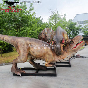 HL-AD-Jurassic Theme Park Outdoor Animatronic Dinosaur T-rex Fight - Product Image 6