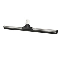 Outil de nettoyage de sol Goodman JA3134 avec poignée en acier inoxydable et tête de raclette en caoutchouc écologique pour surfaces lisses et texturées
