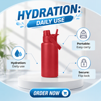 Gourde isotherme personnalisée sans BPA de 12 oz, couleur Pantone, conserve le chaud pendant 24 heures, revêtement intérieur en acier inoxydable 304 anti-corrosion, pour l'extérieur
