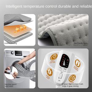 Haushaltswinter-Fußwärmer Physiotherapie-Heizmatte Elektrische Decke Heizdraht Überhitzungsschutz Kristall Superweich - Product Image 2