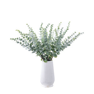 CallaFloral Artificial <b>Eucalyptus</b> Plant Single <b>Branch</b> Green Plastic Indoor Decor Wedding Craft INS Style - Product Image 5