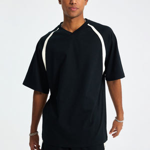 T-shirt pour homme personnalisé avec logo surdimensionné, streetwear, sport, vintage, blanc, à séchage rapide, respirant - Product Image 1