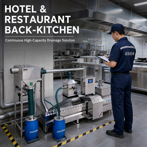 Séparateur automatique huile-eau avec réservoir sous pression pour l'élimination des graisses des eaux usées de cuisine dans les restaurants, hôtels et services de traiteur - Product Image 6