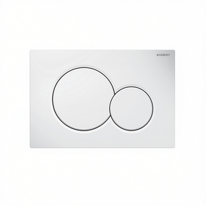 Placa de Control GEBERIT Sigma01 de 29.8 cm, Botones de Inodoro Blancos - Product Image 3
