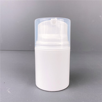 30ml 50ml 80ml 100ml 120ml 150ml Bouteille PP blanche Échantillon gratuit Bouteille vide de crème pour le visage sans air Bouteille de lotion imprimée avec logo personnalisé