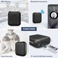 Amplificateur vocal sans fil multifonctionnel S358 Pro Mini pour l'enseignement, avec Bluetooth et carte TF