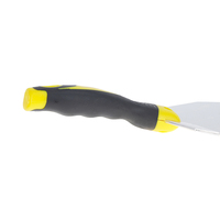 Fabricant d'outils à main d'usine Couteau à mastic spatule en acier inoxydable réutilisable et durable avec manche bicolore