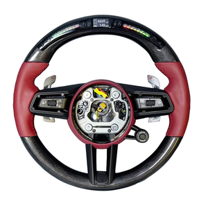 Volante de Cuero y Fibra de Carbono Personalizado para Porsche Macan 95B S Turbo GTS 2014-2023, Compatible con Modelos Panamera y Cayenne - Product Image 5
