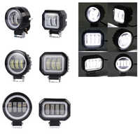 Projecteur LED universel 40W 6000K haute luminosité pour moto, SUV, camion