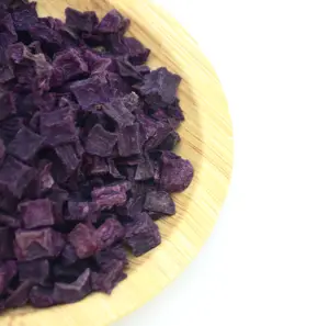 有機天然乾燥紫サツマイモ脱水作物食品顆粒