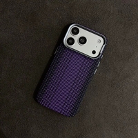 Nouvelle coque de téléphone magnétique en PC mince avec motif en fibre de carbone élégante pour iPhone 18 Pro Max 17 16