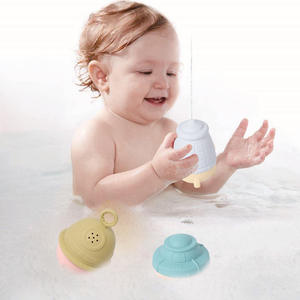 Cepillos de Baño para Niños ES-Pro, Lindos Ositos de Silicona de Grado Alimenticio, Libres de BPA, para Bebés, para la Hora del Baño, Ducha, Exfoliante Corporal, Juguete de Limpieza - Product Image 2