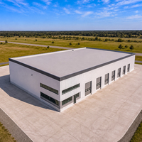 Entrepôt à structure métallique - Bâtiment métallique préfabriqué de haute qualité pour un stockage économique