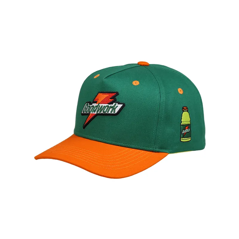 Лидер продаж, новый дизайн, Вельветовая спортивная бейсбольная шляпа унисекс с вышитым логотипом, 5 панелей