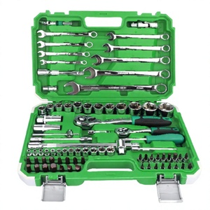 Juego de Llaves de Trinquete de Alta Resistencia para Reparación de Automóviles, Llave Combinada Multiusos de Acero al Cromo Vanadio con Caja de Almacenamiento para Taller - Product Image 3