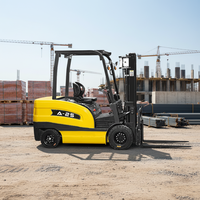 Chariot élévateur électrique JICHUAN AWD 2026 avec longueur de fourche de 3,38 m, pneus pleins, capacité de 1,5 à 3,5 tonnes, déplaceur latéral électrique pour la manutention de marchandises en conteneurs