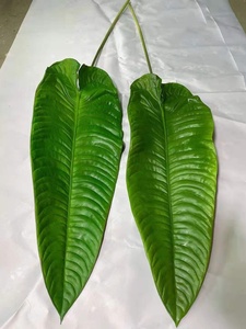Bouquet de fausses feuilles Monstera artificielles, pièces, plante décorative, pour la maison - Product Image 6