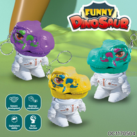 Günstige Werbegeschenke Kinder-Mundöffnungs-LED-Elektro-Dinosaurier-Schlüsselanhänger Roboter-Spielzeug Individuell Anpassbar mit Ton und Licht zum Verkauf