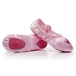 Scarpe ballerine Flat Crown ballerine con motivi elasticizzati in tessuto per donne/bambini piccoli/bambine noi/EU in Stock Factory Direct - Product Image 3