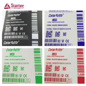 Nastro a Trasferimento Termico Colorato <span class=keywords><strong>Zebra</strong></span> TTR, Nastro Cera-Resina 110mmx300mm Viola Nero per Stampanti - Product Image 4