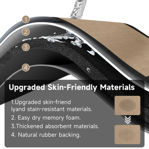 <span class=keywords><strong>Tapis</strong></span> en diatomite multi-usages - <span class=keywords><strong>Absorbant</strong></span> l'eau et séchant rapidement, antidérapant, lavable, design personnalisable pour la maison, la cuisine, la salle de bain et le balcon - Product Image 3