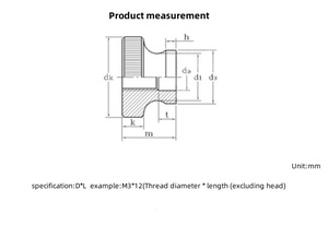 الفولاذ المقاوم للصدأ تدحرجت شقة الجوز رقيقة اليد الملتوية شقة رئيس الجوز مخرش الإبهام رقيقة متري الزنك مطلي النهاية - Product Image 5