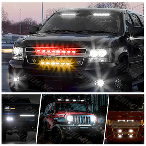 Feux de route pour <span class=keywords><strong>moto</strong></span> 10-30V 12W avec phare LED, mini feux de route, feux de travail, feux antibrouillard, ampoule pour voiture, camion - Product Image 2