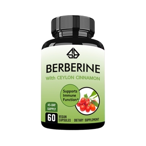 Suplemento Herbal OEM Berberina con Cápsulas de Canela de Ceilán, Apoya la Función Inmunológica, 60 Cápsulas para Adultos - Product Image 1