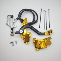 Frein à pied arrière hydraulique de nouveau Style avec support gauche pour ensemble de frein à pied complet Surron Ultra Bee