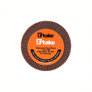 Ttake Abrasive Flap <b>Wheel</b> 25x5 Mm 3 Mm Shaft 40 Grit For <b>Grinding</b> - Product Image 2