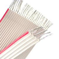 OEM personalizable UL758 estándar UL2651 105 °C 300V color gris con cable plano de PVC de rayas rojas
