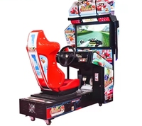 Machine de jeu de course automobile d'arcade à pièces, écran électronique HD de 32 à 42 pouces, simulateur de conduite double joueur, jeu de course automobile Outrun