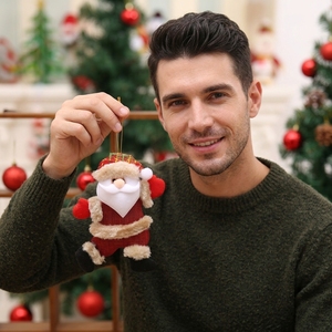 SuperZ Personaliza Adornos de Tela de Navidad 2026, Regalo de Navidad, Colgante de Papá Noel, Muñeco de Nieve, Árbol, Juguete, Muñeca, Decoración para el Hogar, Año Nuevo - Product Image 4