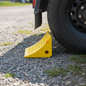 <span class=keywords><strong>Cale</strong></span> <span class=keywords><strong>de</strong></span> <span class=keywords><strong>roue</strong></span> en polyuréthane <span class=keywords><strong>de</strong></span> 10 tonnes pour camion, <span class=keywords><strong>remorque</strong></span> et équipement <span class=keywords><strong>de</strong></span> stationnement <span class=keywords><strong>de</strong></span> véhicules miniers - Product Image 1