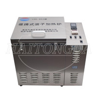 Controlador de Temperatura Portátil para Horno de Rodillos Modelo GRL-BX3 USB OEM para Pruebas de Aditivos para Fluidos de Perforación con Pantalla LED 1C