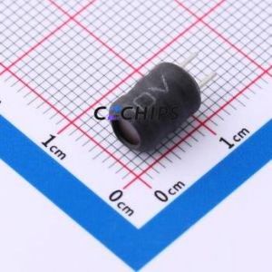 Inductor de Anillo de Color CKPK0608-680uH/K-U3.3 / Inductor de Montaje Superficial (THT), D8xL11mm 680uH 10% 250mA 2.2Ohm - Product Image 1