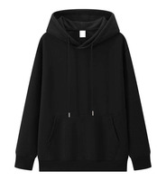 Hoodie Pullover dengan Logo Kustom, Sweatshirt Berkerudung Katun Murni untuk Pria, Streetwear Kasual Musim Dingin
