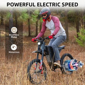 มอเตอร์ไซค์วิบาก Dirt Bike 2025 72V21Ah 4500W ความเร็วสูงสุด 75 กม./ชม. สำหรับการแข่งขัน - Product Image 2