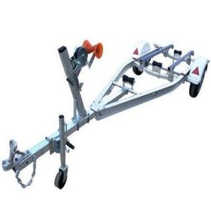 HOIRO Tek Dingilli Alüminyum Poli Platformlu Jet Ski Römorku 12 inç Uzunluk 4.05M 500kg Kapasite VIN DOT CE - Product Image 1