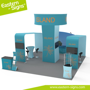 Chất lượng đảm bảo Pop Up miễn phí đứng Giày hiển thị Booth Thiết kế nhôm hiển thị - Product Image 5