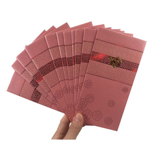 Busta Rossa per Soldi in Carta con Vernice UV di Alta Qualità/Flock Vellutato, Busta Rossa per Capodanno Cinese 2026 - Product Image 4