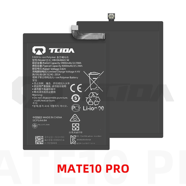 TLIDA Factory Price for Huawei Mate 10 Pro Lite Mate10 P20 Pro Mate 20 Mobile Phone Battery HB436486ECW 3.85V Voltage in Stock