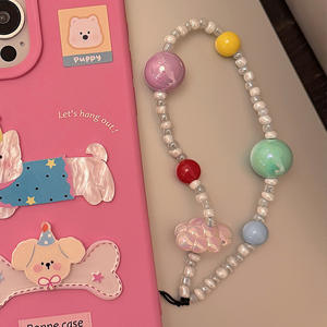 Canlı zincir telefon kılıfı kayış kolay taşıma bilek bandı benzersiz Ins neşeli ruh hali kolye - Product Image 2