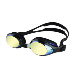 Gafas de Natación de Carreras Multicolores con Diseño Antivaho e Impermeable, Correa de Silicona Ajustable - Product Image 1