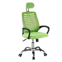 Chaise de bureau en maille de haute qualité avec appui-tête Chaise de soutien du dos multifonction Bureau d'ordinateur