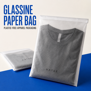 Bolsas de Papel Glassine con Recubrimiento de Cera Personalizadas con MOQ Bajo (100 Unidades) para Zapatos, Calcetines, Ropa y Prendas de Vestir, con Cierre Autoadhesivo - Product Image 2