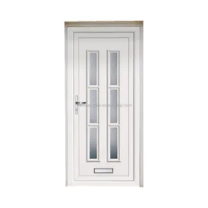 Rfl Pvc Coat Swing Pvc Coating Entry Doors Interior China Brand MDF EP ISO9001 CE Finished Optional 4418200090 Drpvc-01 CN;GUA