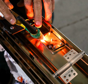 China personalizado KTV bar noche pie baño puerta cortafuegos de acero inoxidable puerta cortafuegos insonorizada + líneas - Product Image 5