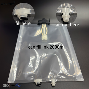 Compatibile con T13/T13N, ricaricabile per sacchetti da 2000ml e 500ml BK/CYM per stampanti EM-C8000/8100/8101, nuovo design - Product Image 2